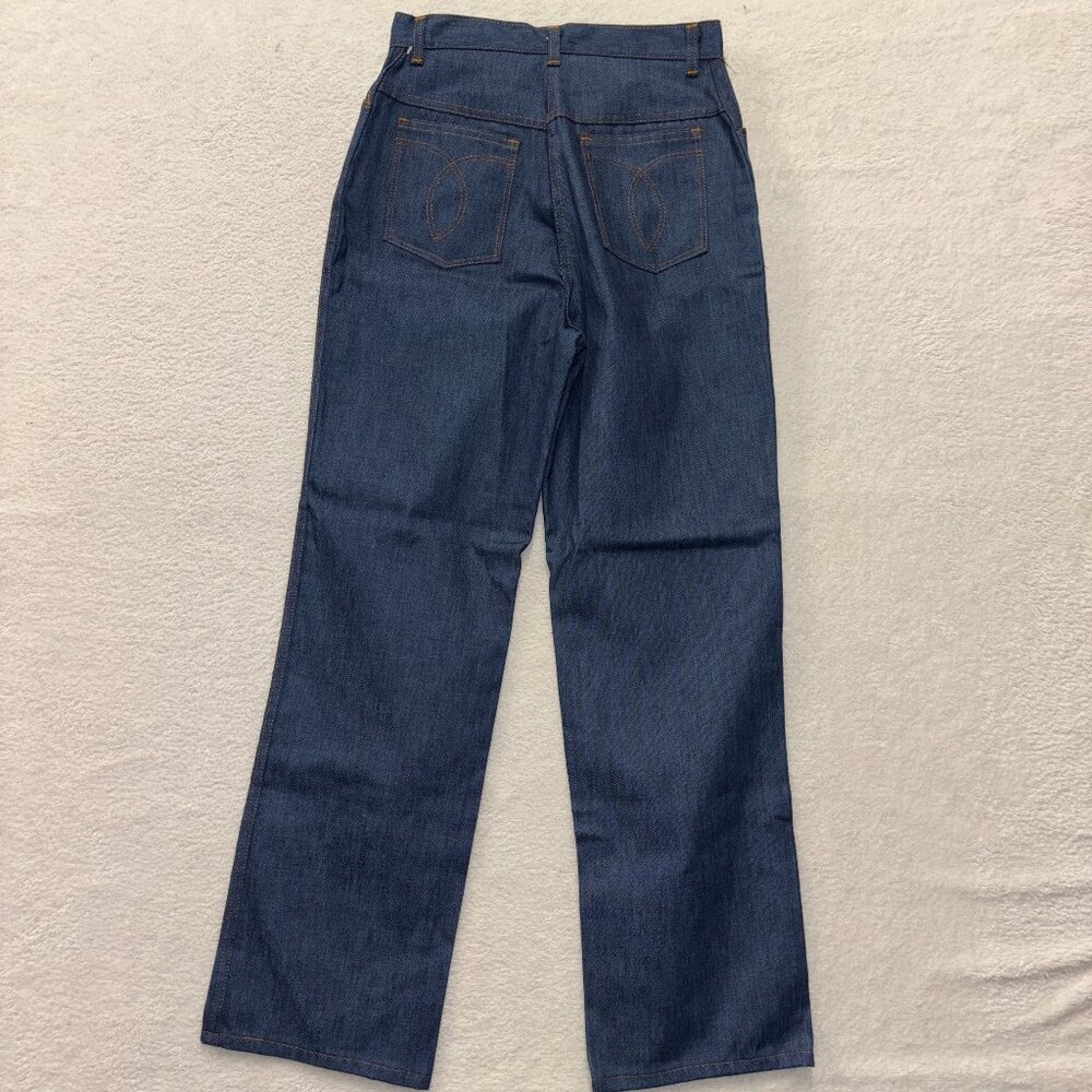 VTG Sears Jeans Womens 14 Dark Blue Lightweight Thin Cotton/Poly